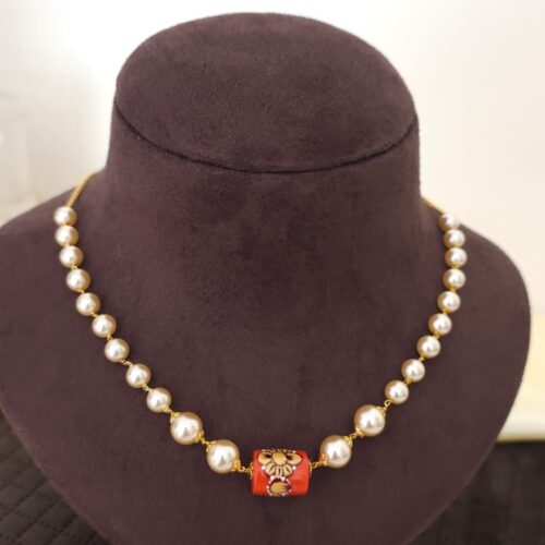 Handmade Swarovski Mala with coral 550 free shipping