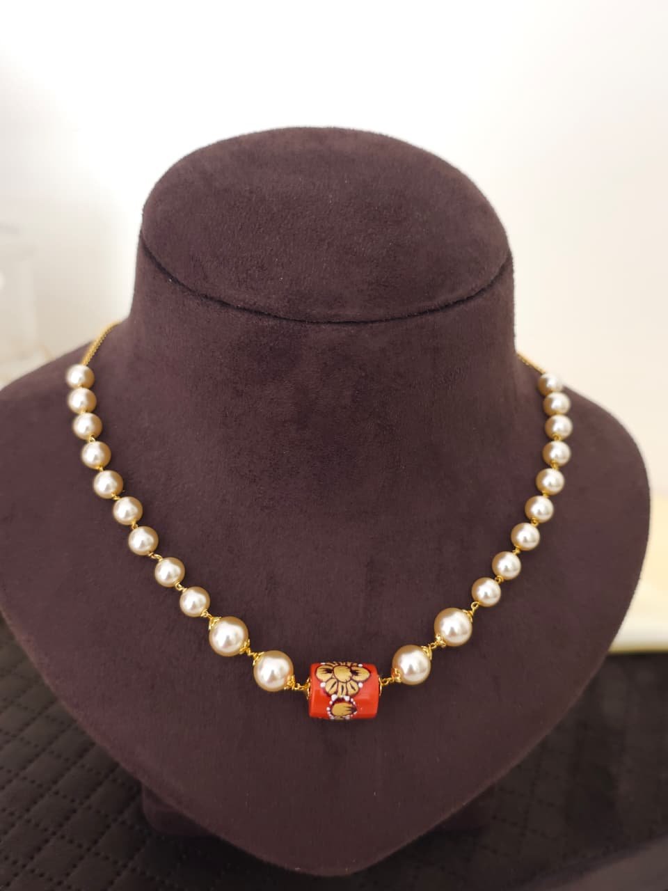 2026/03/IMG-20260326-WA0036.jpg Handmade Swarovski Mala with coral 550 free shipping - Image 1