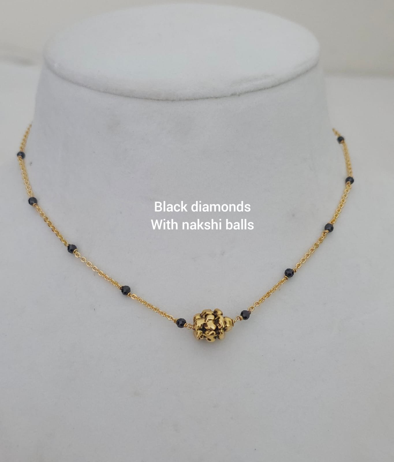 2026/03/IMG-20260330-WA0055.jpg Black diamonds with nakshi ball hand made 450 free shipping - Image 1