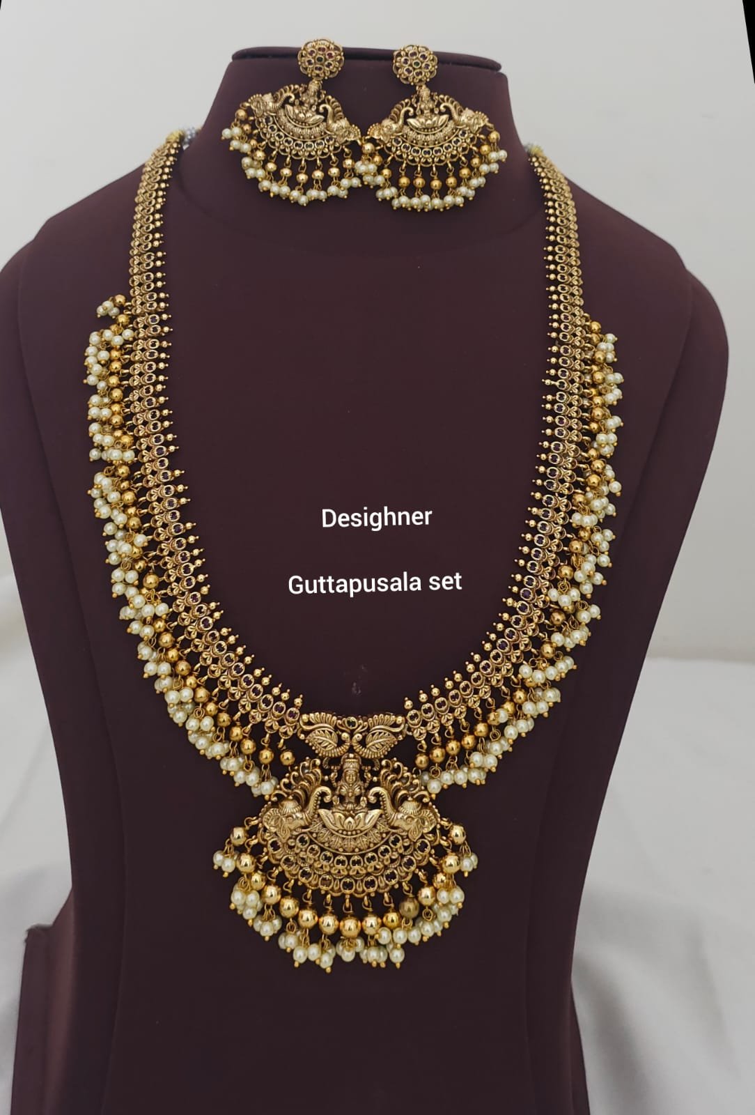 2026/03/IMG-20260330-WA1435.jpg Desighner guttapusala neck set 2299 free shipping - Image 1