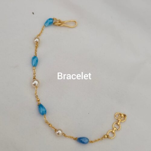 Blue czs and Swarovski bracelet 399 free shipping