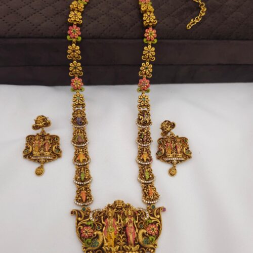 Nakshi meenakari vishnumurthi and Laxmi ammavari set 2699 free shipping
