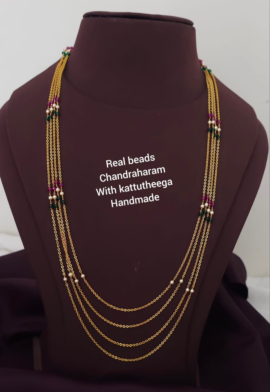 2026/04/IMG-20260402-WA0125.jpg Kattutheega with real beads chandraharam 1399 free shipping - Image 1