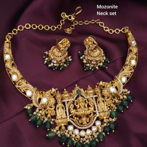 Desighner Mozonite neck set  2600 free shipping