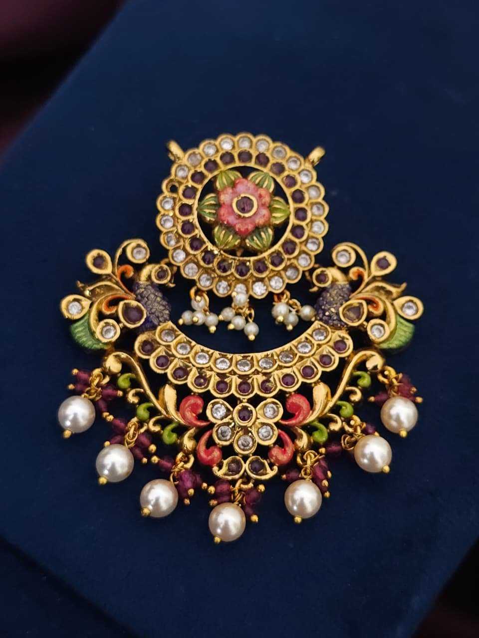 2026/04/IMG-20260404-WA0046.jpg Meenakari locket nakshi 1199 free shipping - Image 1