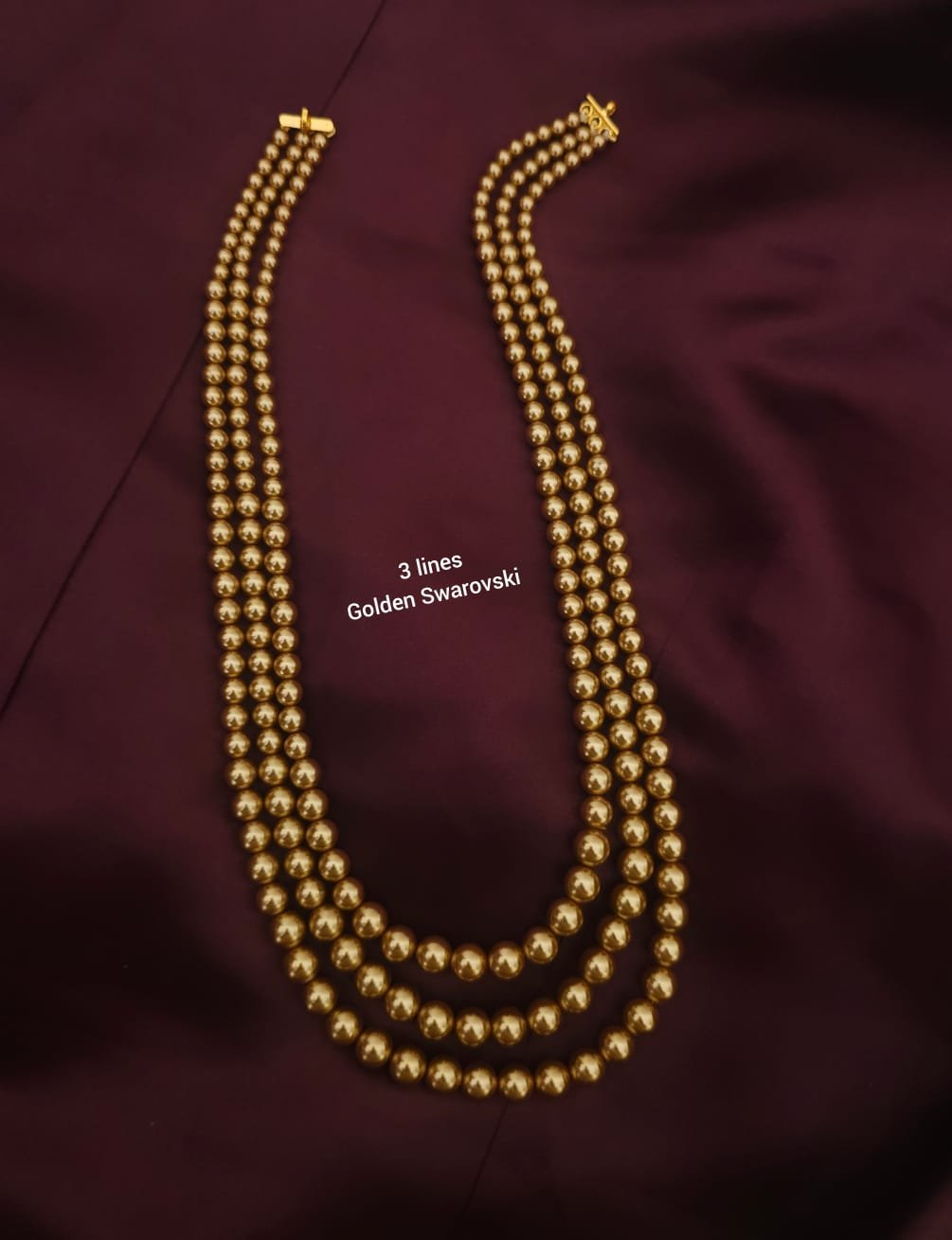 2026/04/IMG-20260411-WA0762.jpg 3 lines golden Swarovski Mala 1599 free shipping - Image 1