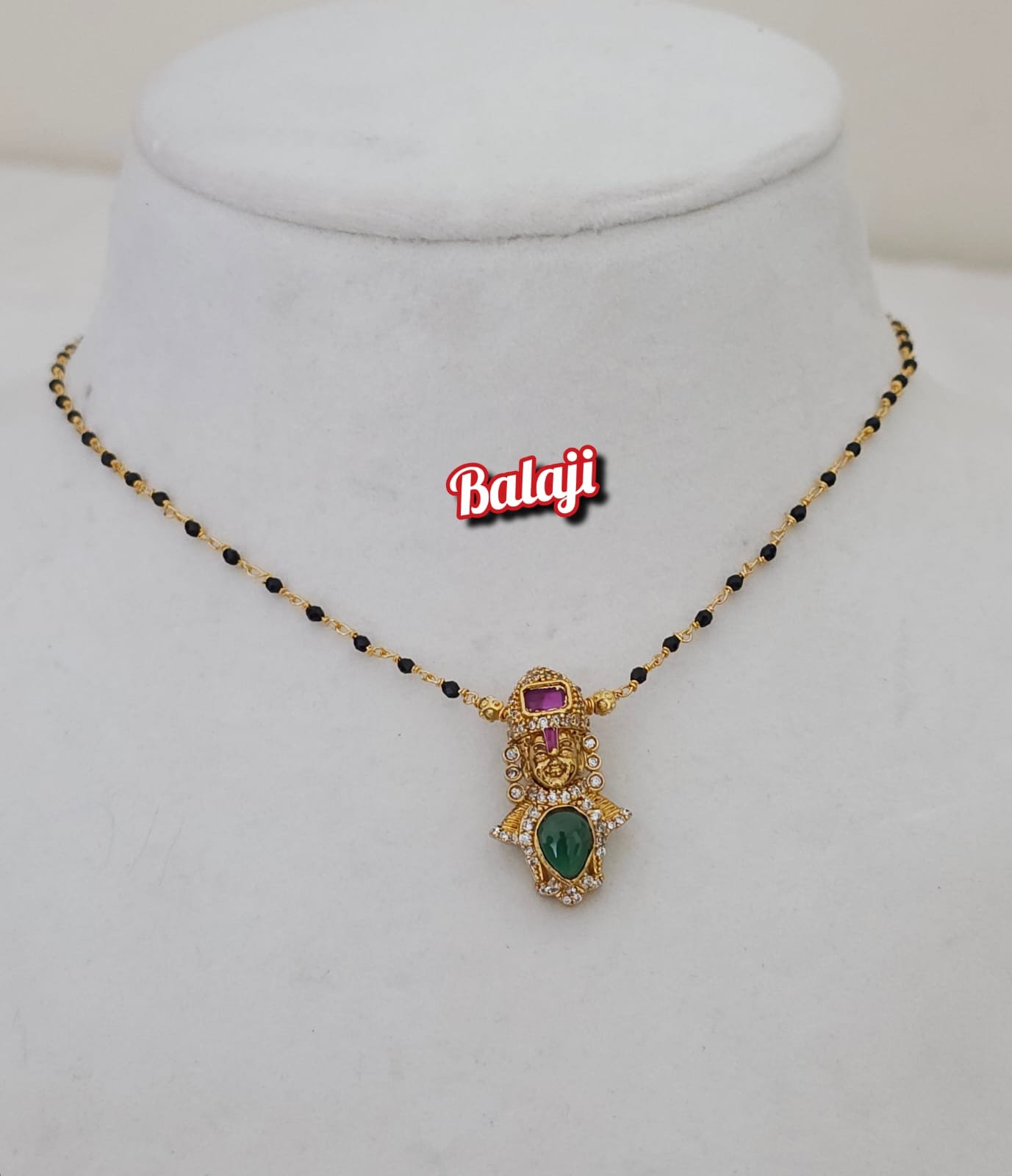 2026/04/IMG-20260414-WA0039.jpg Venkateshwara swamy pendant with spinner chain 16 inches 499 free shipping - Image 1