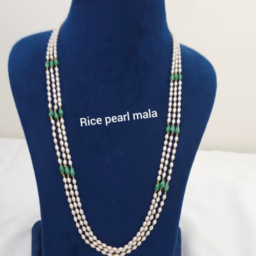 Rice pearl mala 699 free shipping