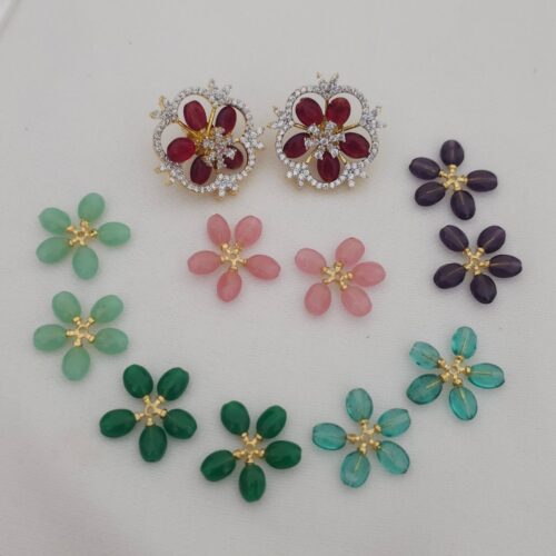 Silver replica changeable studs 750 free shipping