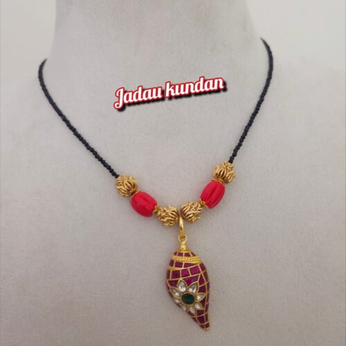 92.5 silver jadu kundan  neck set 1350 free shipping