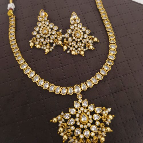 Uncut stone neck set 1250 free shipping