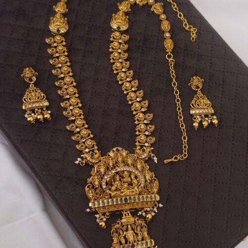 Dashavatharam nakshi long Haram with nakshi balls 2399 free shipping