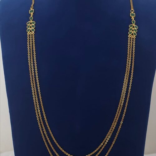 Green stone chandraharam 499 free shipping