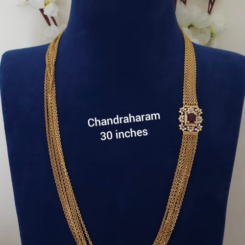 Chandraharam 30 pink colour inches 799 free shipping