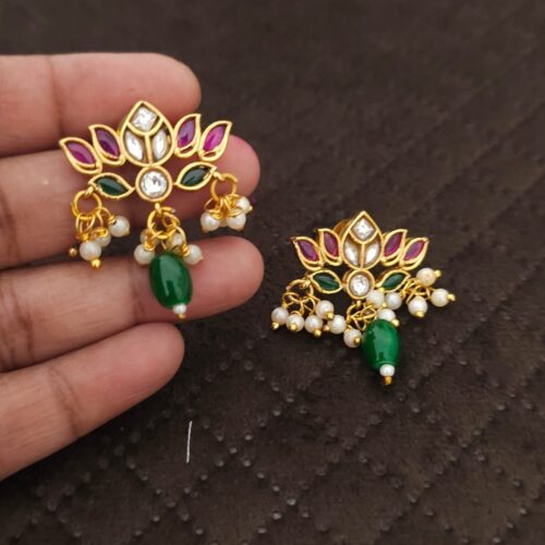 Lotus kempu studs 250 free shipping
