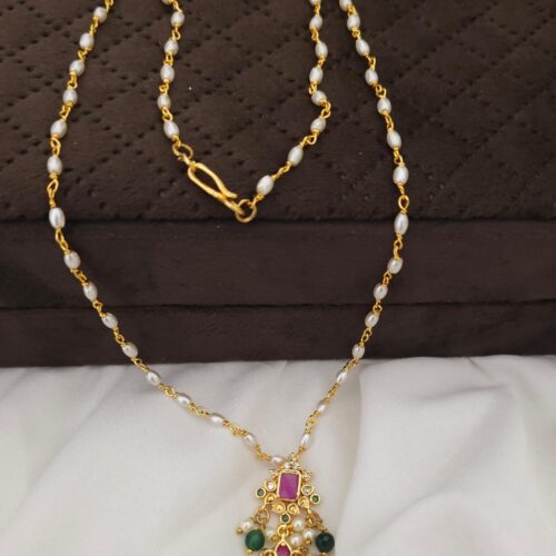 Handmade rice pearl mala 299 free shipping