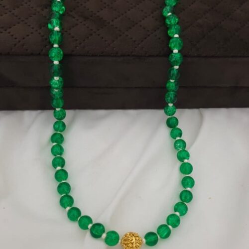 Green beads Mala 299 free shipping
