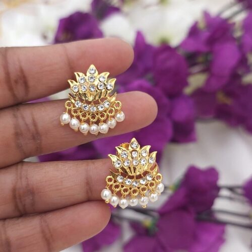 Lotus studs screw back 299 free shipping