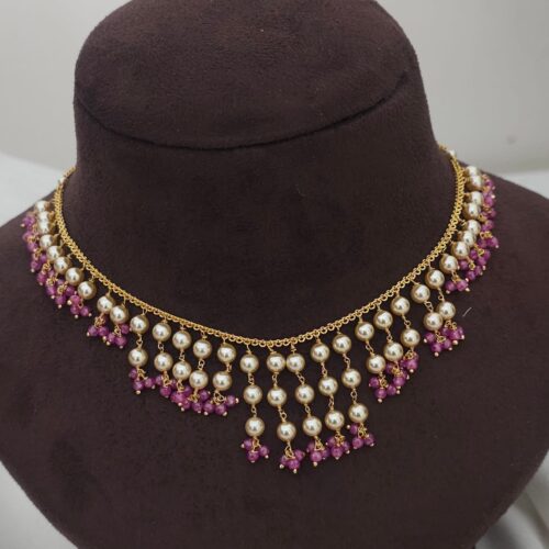 Swarovski and cz beads handmade jali Mala 1299 free shipping