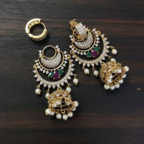 Chandbali 2 in one hangings 599 free shipping