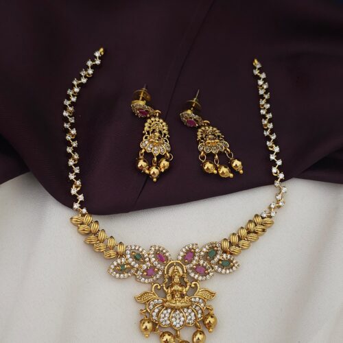 Laxmi ammavari neck set 650 free shipping