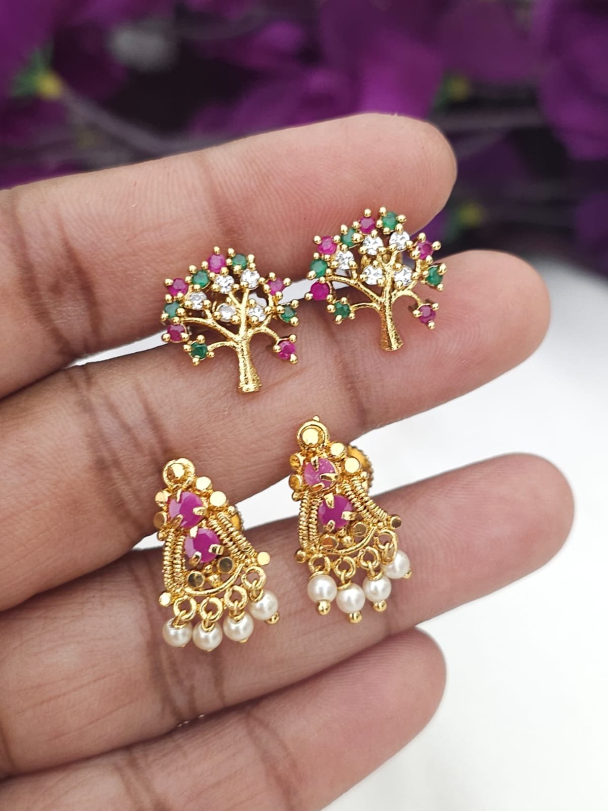2026/06/IMG-20260610-WA0077.jpg Screw back studs combo 399 free shipping - Image 1