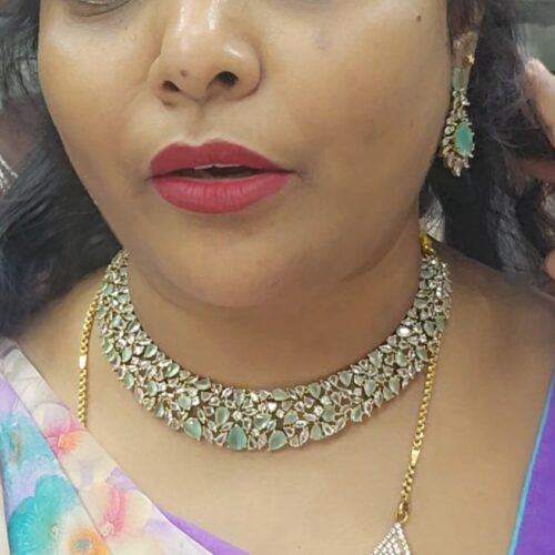 Uncut stone neck set 1399 free shipping