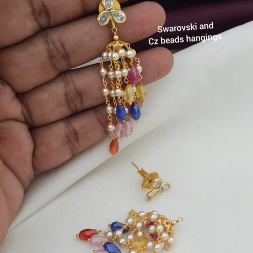 Swarovski and czs beads hangings 599 free shipping