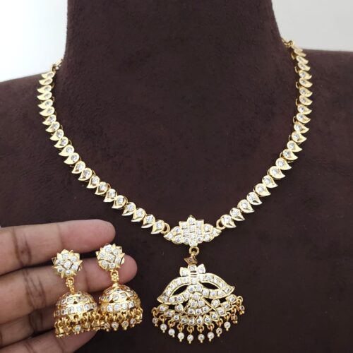 Semi. Panchaloham neck set 1799 free shipping