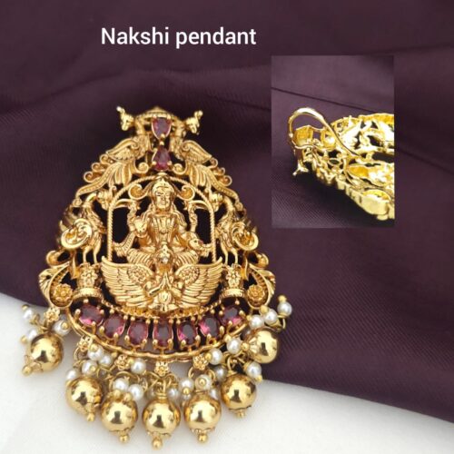 Nakshi pendant 599 free shipping pink stone