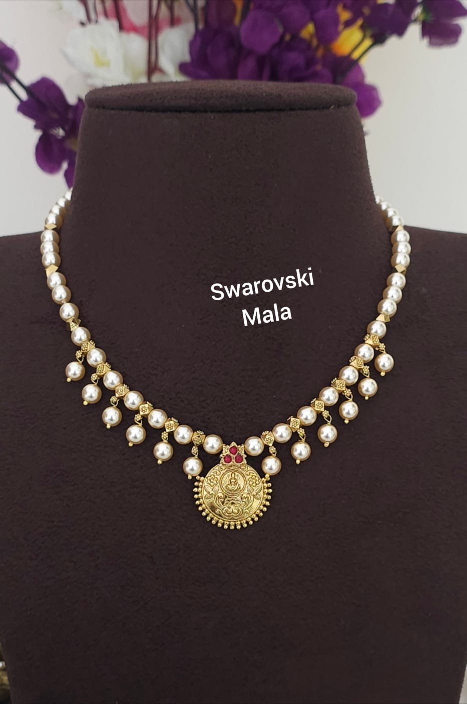 2026/07/1005830811.jpg Handmade Mala customized with Swarovski beads and Palakaserlu 799 free shipping - Image 1
