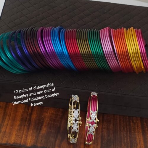 Chageable bangles one set of frames and 12 pairs of changeable bangles 1699 free shipping