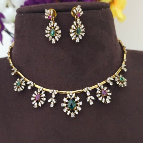 Czs stone neck set multy color 799 free shipping