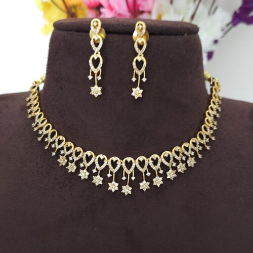 Gold polish neck set 499 free shipping
