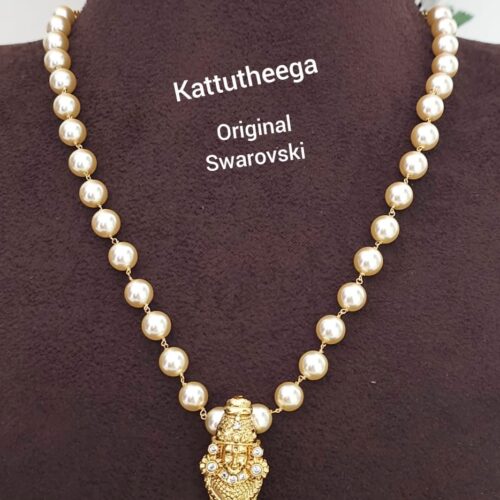 Kattutheega Swarovski puligoru green  chain 1299 free shipping kattutheega