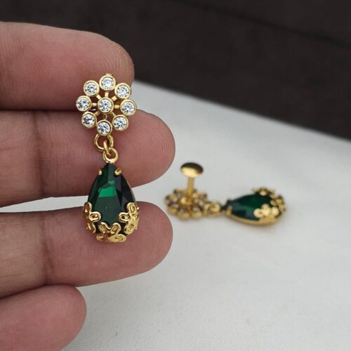 Green colour carvin stone hangings 250 free shipping