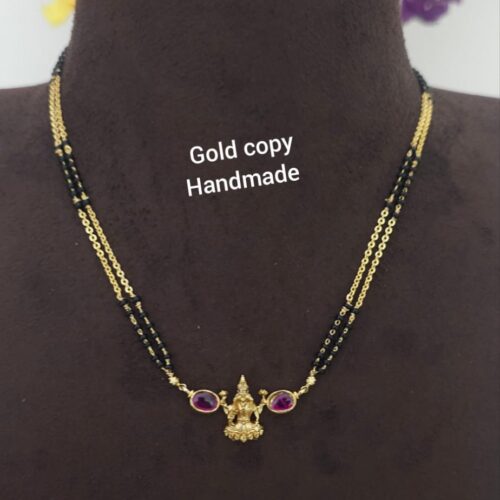 Gold copy handmade Black beads 599 free shipping