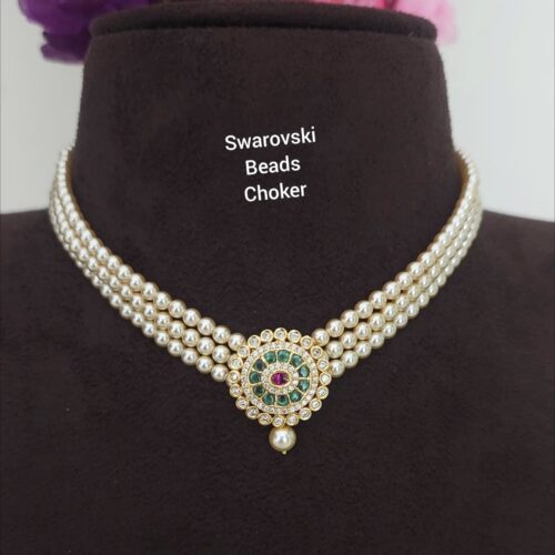 Swarovski
Beads choker handmade 799 free shipping
