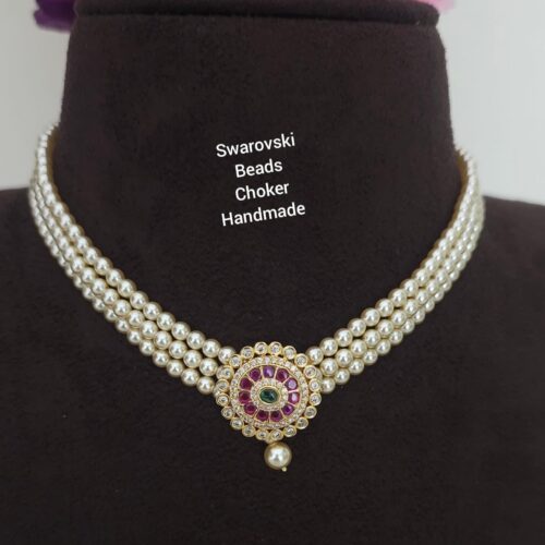 Swarovski pearl choker 799 free shipping