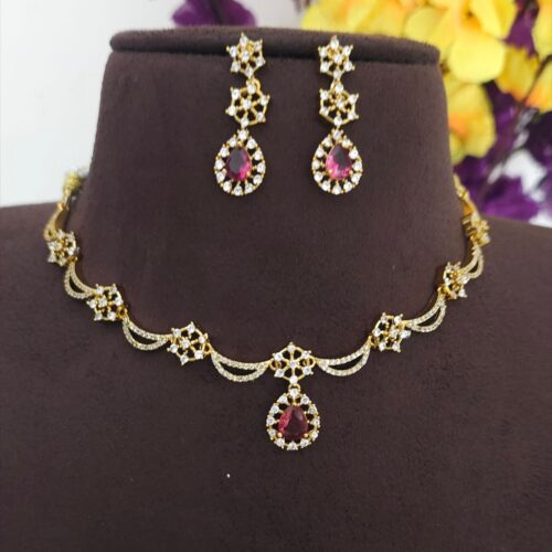 Czs stone neck set pink 599 free shipping