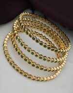 Microplish black, purple, Green stone bangles 1099 free shipping - Image 2