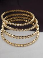 Pink, white, multi uncut stone bangles 2.4 2.6 2.8 2.10 - Image 2