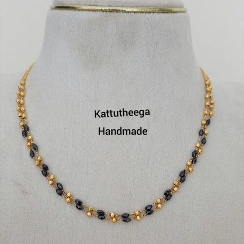 Kattutheega handmade Black czs and kattu balls Mala 1350 free shipping