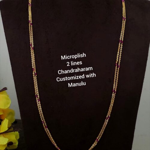 Customized handmade manulu chandraharam 750 free shipping