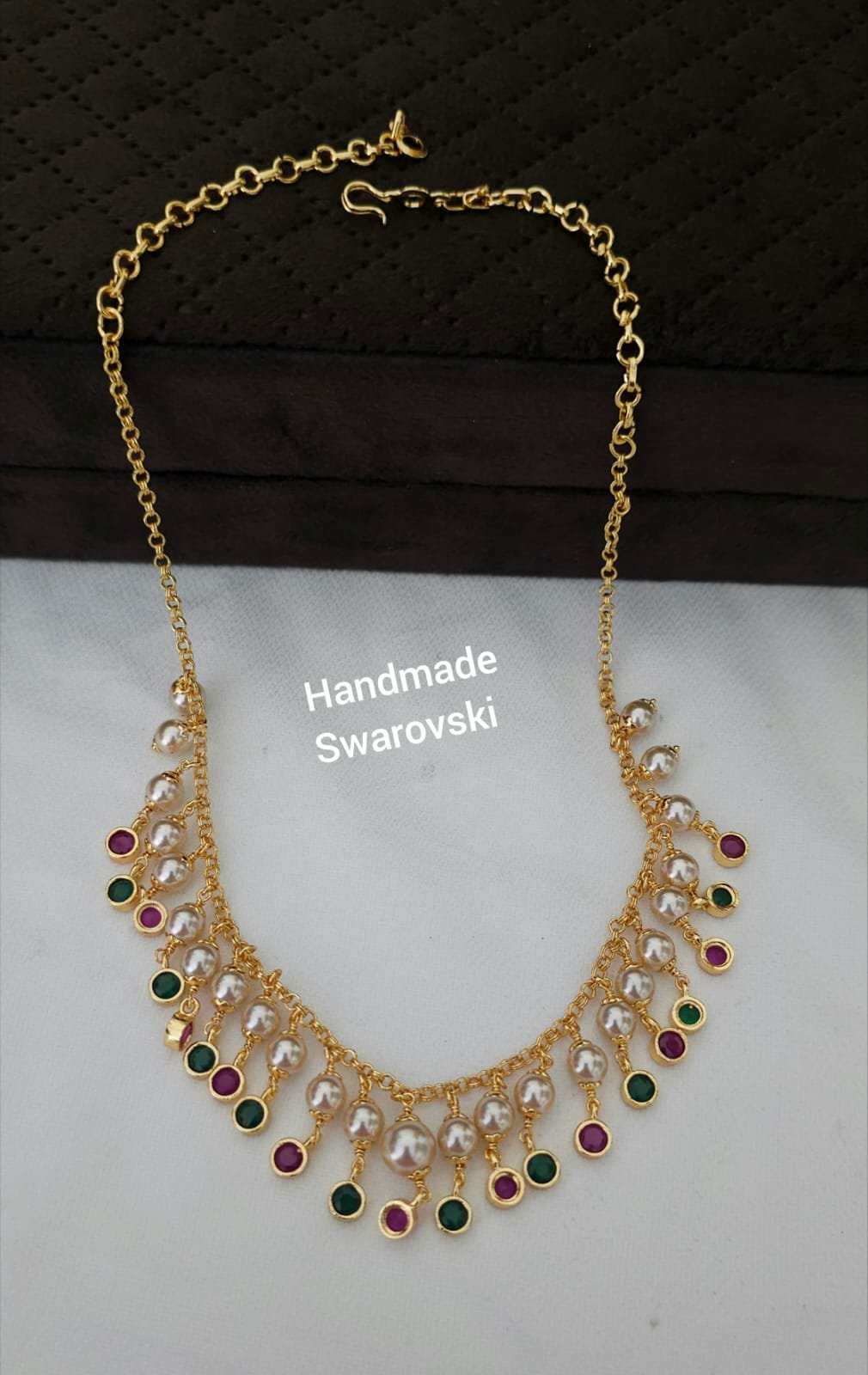 2026/09/IMG-20260925-WA0016.jpg Handmade Mala customized with Swarovski beads and multi droplets 850 free shipping - Image 1
