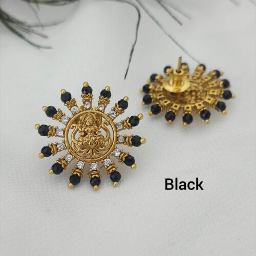 Laxmi Studs black  299 free shipping