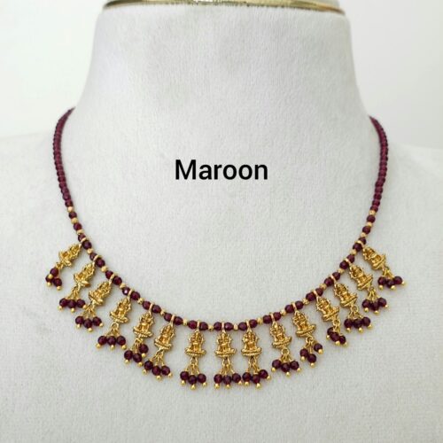 Maroon Kasu Mala 599 free shipping