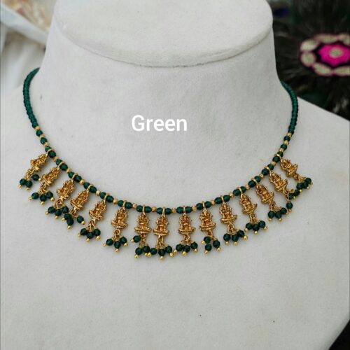 Green crystal Kasu Mala 599 free shipping