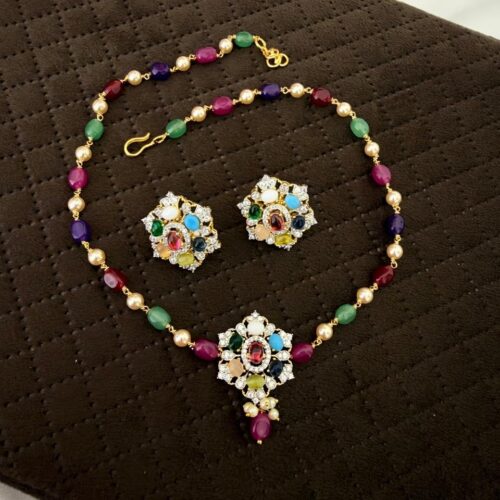 Multi colour choker handmade 1250 free shipping