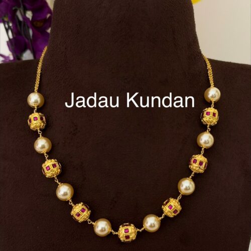 Jadavu Kundan with Swarovski Pink stones 1350 free shipping